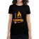 Tricou adler dama i love camping negru