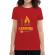 Tricou adler dama i love camping rosu