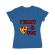 Tricou adler dama i want you albastru azuriu