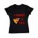 Tricou adler dama i want you negru
