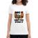 Tricou adler dama ride it like you stole it alb