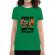 Tricou adler dama ride it like you stole it verde mediu