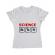 Tricou adler dama science bitch alb