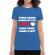 Tricou adler dama video games ruined my life albastru azuriu