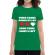 Tricou adler dama video games ruined my life verde mediu