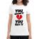 Tricou adler dama you break it , you buy it alb