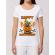 Tricou stanley stella dama halloween pug alb