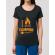 Tricou stanley stella dama i love camping negru