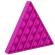 Jucarie POP IT!, antistres, din silicon, triunghi, diverse culori