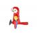 Papagal macaw stacojiu - jucarie plus wild republic 20 cm