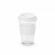 Pahar din sticla cu capac din silicon, de calatorie 330 ml