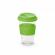 Pahar din sticla cu capac din silicon, de calatorie 330 ml
