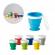 Pahar pliabil din silicon pentru calatorie cu capac din pp, 9 cm, 250 ml