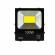 Proiector led exterior negru, ip66, rezistent la apa, aluminiu si sticla de inalta rezistenta, alb natural 6000k
