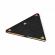Set notite adezive, model simplu, forma triunghi, 4 culori, negru, 91 x 87 mm