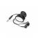 Suport pentru telefon ventuza, loc de infasurat cablu, 4 cm, negru