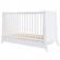 Patut copii din lemn hubners cosmo 120x60 cm alb cu sertar