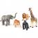 Set 5 figurine learning resources - animalute din jungla