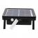 Sistem de iluminat d630 cu 2 proiectoare, panou solar, cablu usb