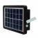 Sistem de iluminat d630 cu 2 proiectoare, panou solar, cablu usb
