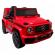 Masinuta electrica cu telecomanda, roti eva, scaun piele mercedes g63 - rosu