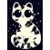 Puzzle fosforescent pisici rotunjoare djeco 50 piese