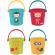 Set 4 cupe pentru baie ludi