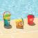 Set 4 cupe pentru baie ludi