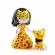 Figurina arty toys printesa feline si motanul cleo djeco