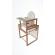 Scaun de masa din lemn de fag multifunctional cu tavita din plastic mykids wiktoria giraffe