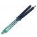 Briceag fluture de antrenament ideallstore®, shark pray, otel inoxidabil, 24 cm, verde