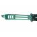 Briceag fluture de antrenament ideallstore®, shark pray, otel inoxidabil, 24 cm, verde