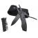 Briceag multifunctional ideallstore®, outdoor comando, otel inoxidabil, 17 functii, 24 cm, negru, husa inclusa