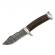 Cutit de vanatoare, ideallstore®, 24 cm, maner lemn, maro