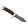 Cutit de vanatoare, ideallstore®, 24 cm, maner lemn, maro