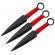 Set briceag fluture de antrenament si trei cutite de aruncat, ninja way, ideallstore®, otel inoxidabil