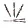 Set briceag fluture si 3 cutite de aruncat , ideallstore® , otel inoxidabil,