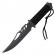 Set cutit de vanatoare extreme battle si trei cutite de aruncat, ninja way, ideallstore®, otel inoxidabil