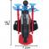 Set costum spiderman cu muschi si lansator cu ventuze, ideallstore®, marimea l