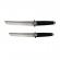 Set doua cutite de vanatoare, ideallstore®, otel inoxidabil, argintiu, 36 cm, toc inclus