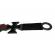 Set trei cutite de aruncat, cross fury, otel inoxidabil, 19 cm