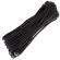Sfoara paracord ideallstore®, adventure survival, 30 metri, negru, 200 g