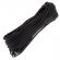 Snur paracord premium, ideallstore®, negru, 30 m