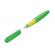 Stilou twist verde neon, cu grip ergonomic, 2 rezerve albastre, blister