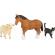 Set 3 figurine animale de la ferma