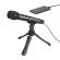 Boya by-hm2 microfon condensator cu trepied, iesire casti usb type-c, usb-a și