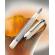 Stilou souveran m405 penita f din aur 16k corp silver-white accesorii placate
