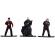 Harry potter set 3 nanofigurine 4cm
