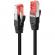 Cablu lindy 3m cat.6 s/ftp network black