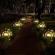 Set 2 ghirlande luminoase solare, pentru gradina, lumina alba,70 cm